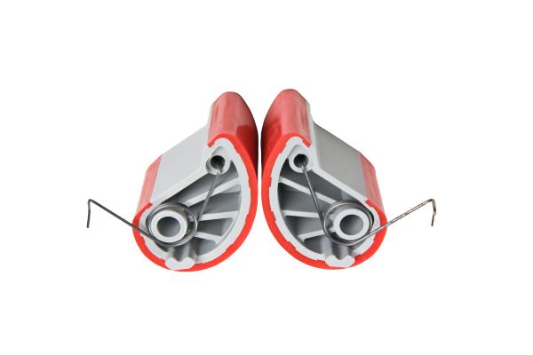 Replacement jaws for edge clamp small 10 - 48 mm | Non-slip | 2-component model made of injection-moulded plastic